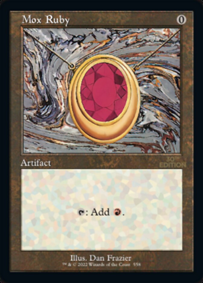 Mox Ruby (Retro) [30th Anniversary Edition] | Total Play