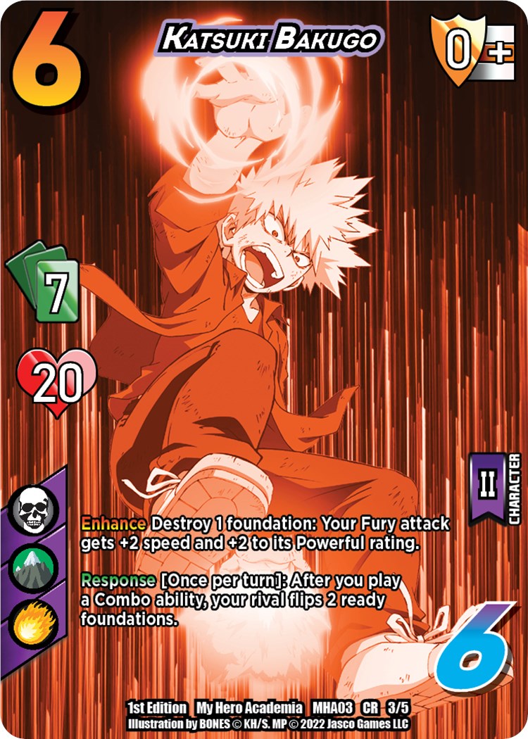 Katsuki Bakugo (Serial Numbered) [Heroes Clash] | Total Play