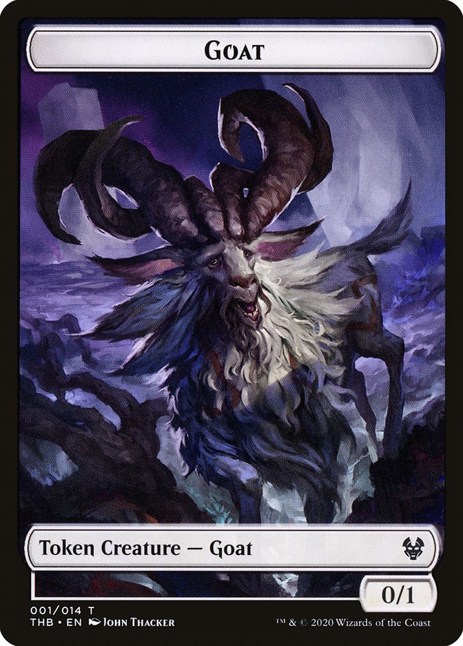 Goat Token [Theros Beyond Death Tokens] | Total Play