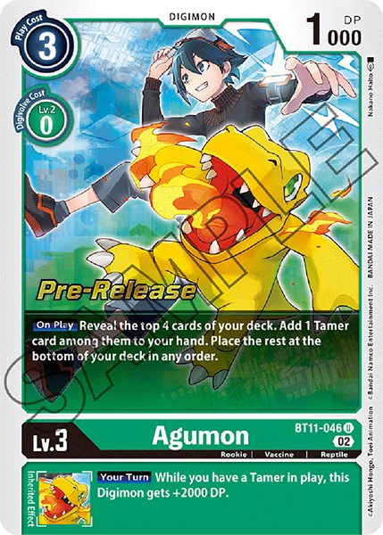 Agumon [BT11-046] [Dimensional Phase Pre-Release Promos] | Total Play