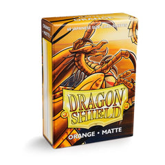 Dragon Shield: Japanese Size 60ct Sleeves - Orange (Matte) | Total Play