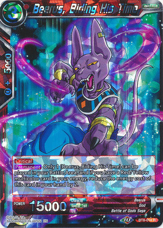 Beerus, Biding His Time (BT8-014) [Malicious Machinations] | Total Play