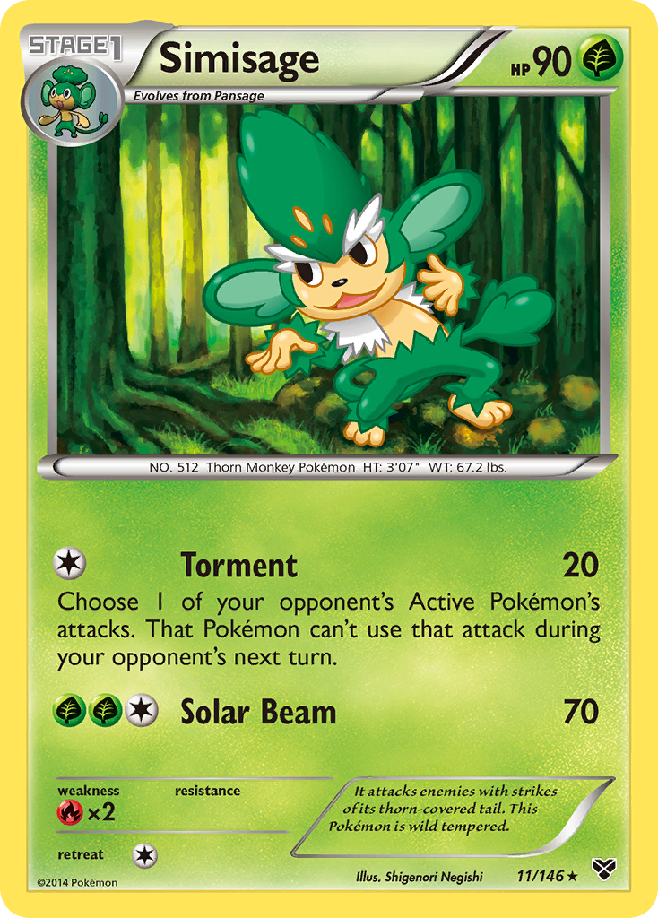 Simisage (11/146) [XY: Base Set] | Total Play