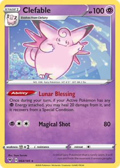 Clefable (064/185) [Sword & Shield: Vivid Voltage] | Total Play