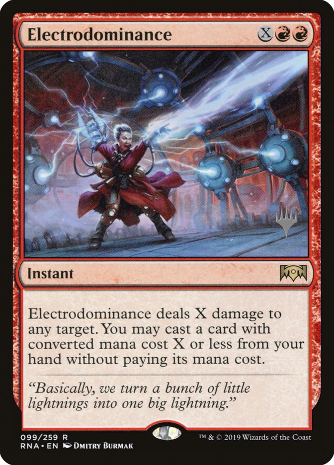 Electrodominance (Promo Pack) [Ravnica Allegiance Promos] | Total Play