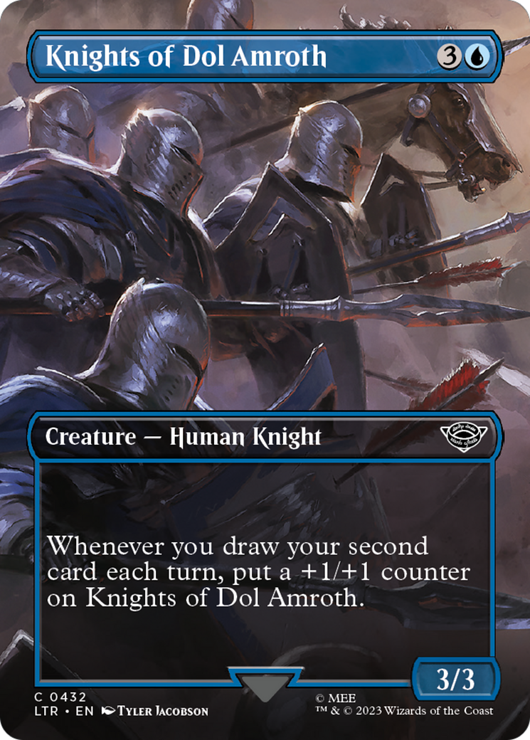 Knights of Dol Amroth (Borderless Alternate Art) [The Lord of the Rings: Tales of Middle-Earth] | Total Play