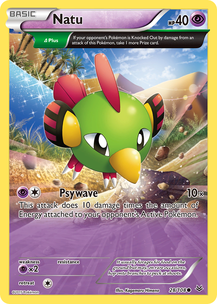 Natu (28/108) [XY: Roaring Skies] | Total Play