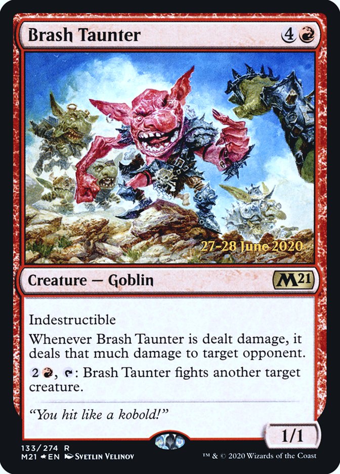 Brash Taunter [Core Set 2021 Prerelease Promos] | Total Play