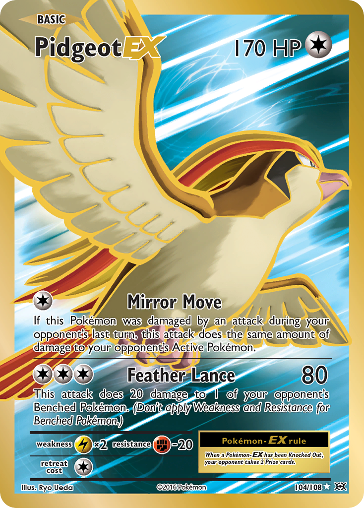 Pidgeot EX (104/108) [XY: Evolutions] | Total Play