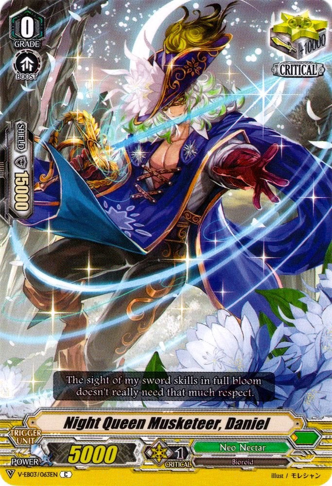 Night Queen Musketeer, Daniel (V-EB03/063EN) [ULTRARARE MIRACLE COLLECTION] | Total Play