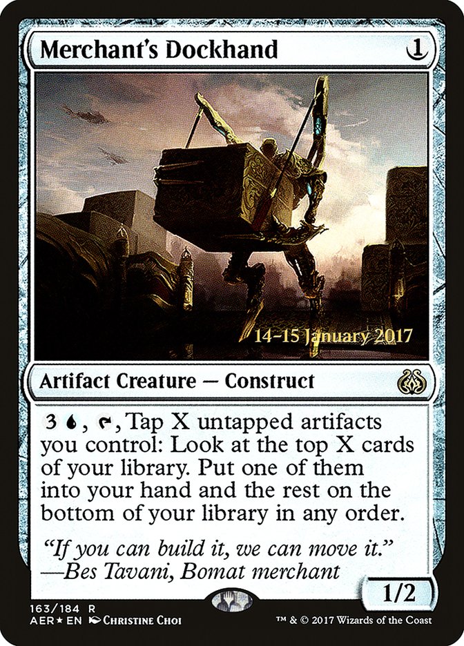 Merchant's Dockhand [Aether Revolt Prerelease Promos] | Total Play