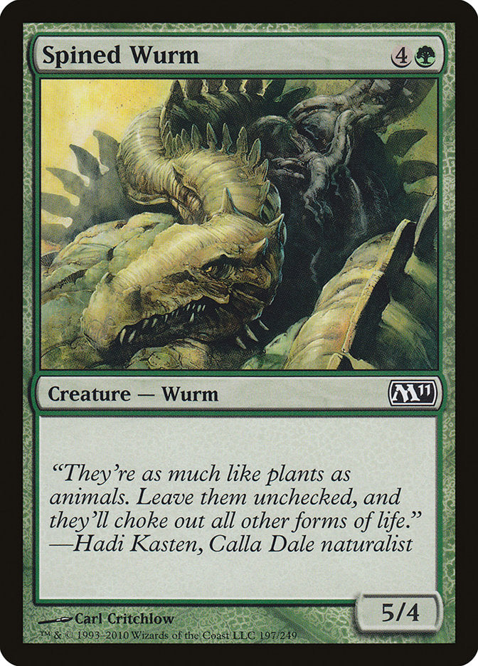 Spined Wurm [Magic 2011] | Total Play