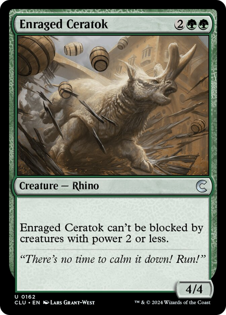 Enraged Ceratok [Ravnica: Clue Edition] | Total Play