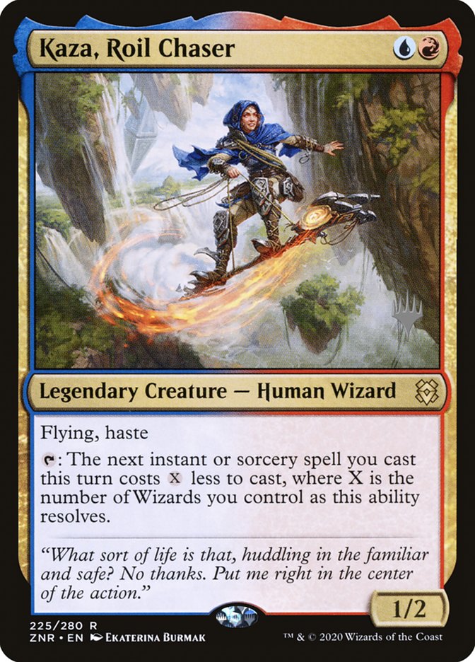 Kaza, Roil Chaser (Promo Pack) [Zendikar Rising Promos] | Total Play