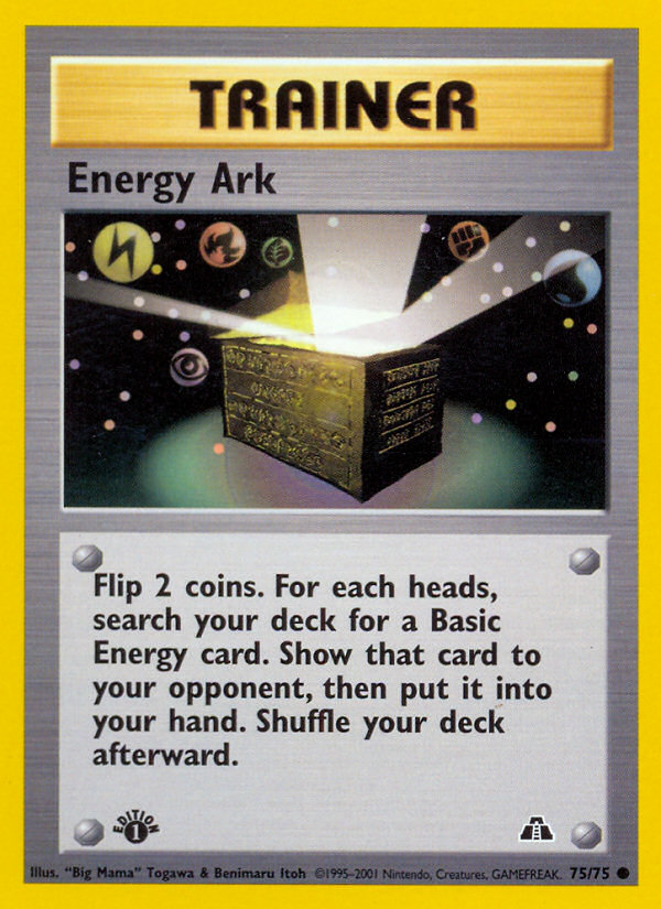 Energy Ark (75/75) [Neo Discovery 1st Edition] | Total Play