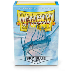 Dragon Shield: Standard 100ct Sleeves - Sky Blue (Matte) | Total Play