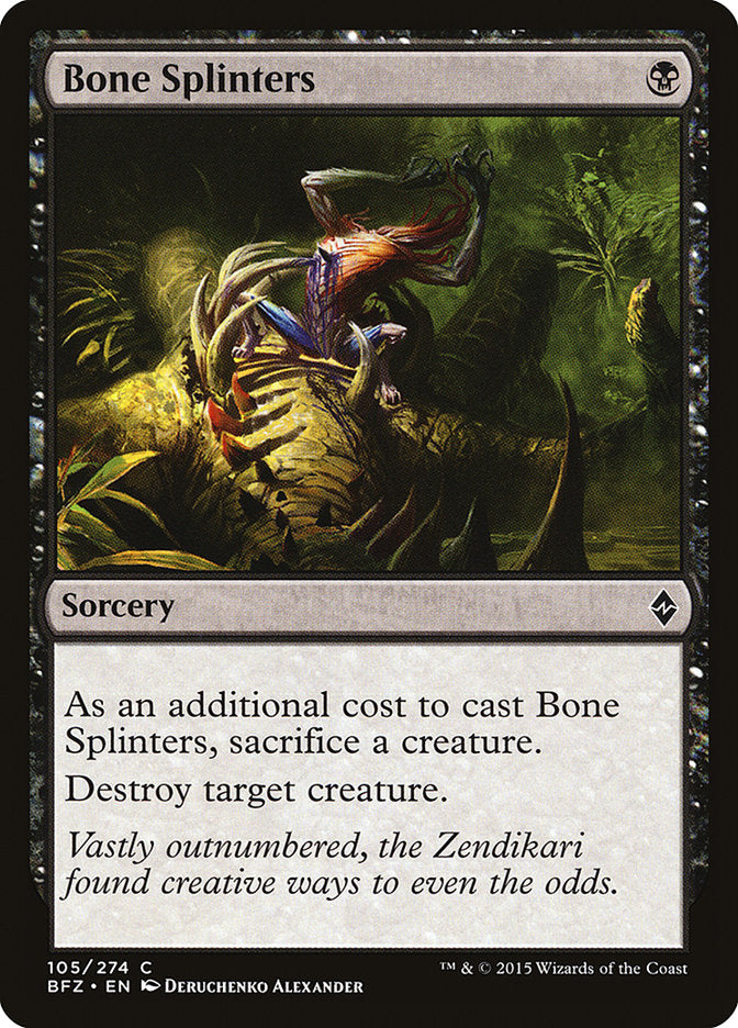 Bone Splinters [Battle for Zendikar] | Total Play