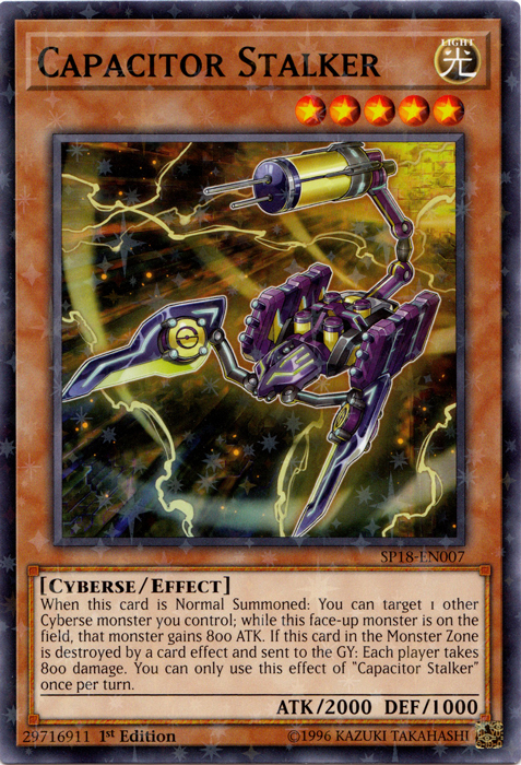 Capacitor Stalker [SP18-EN007] Starfoil Rare | Total Play