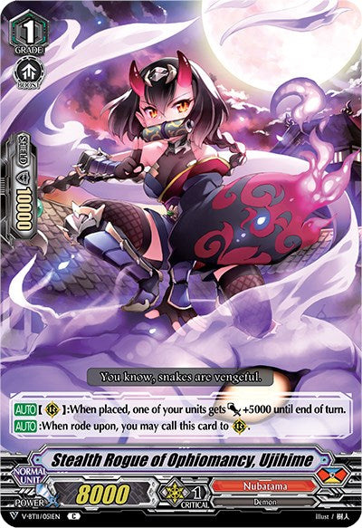 Stealth Rogue of Ophiomancy, Ujihime (V-BT11/051EN) [Storm of the Blue Cavalry] | Total Play