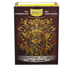 Dragon Shield: Standard 100ct Brushed Art Sleeves - General Vicar | Total Play