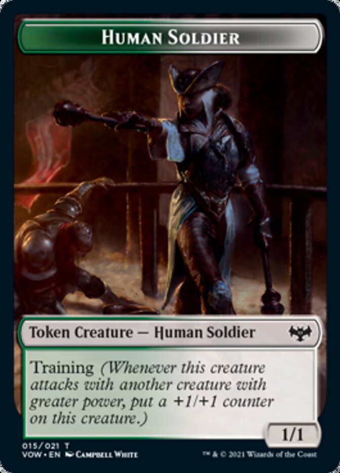 Human Soldier Token [Innistrad: Crimson Vow Tokens] | Total Play