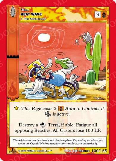 Heat Wave [Cryptid Nation: Wilderness] | Total Play