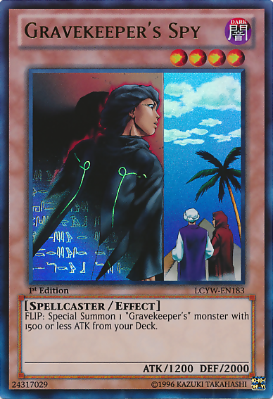 Gravekeeper's Spy [LCYW-EN183] Ultra Rare | Total Play