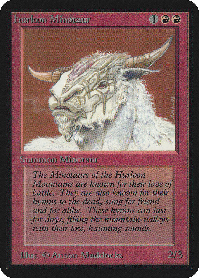 Hurloon Minotaur [Alpha Edition] | Total Play