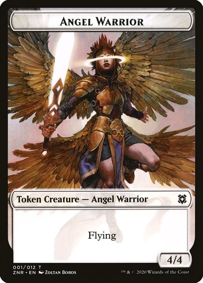 Angel Warrior Token [Zendikar Rising Tokens] | Total Play