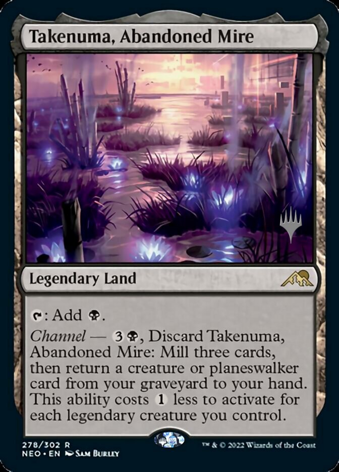 Takenuma, Abandoned Mire (Promo Pack) [Kamigawa: Neon Dynasty Promos] | Total Play