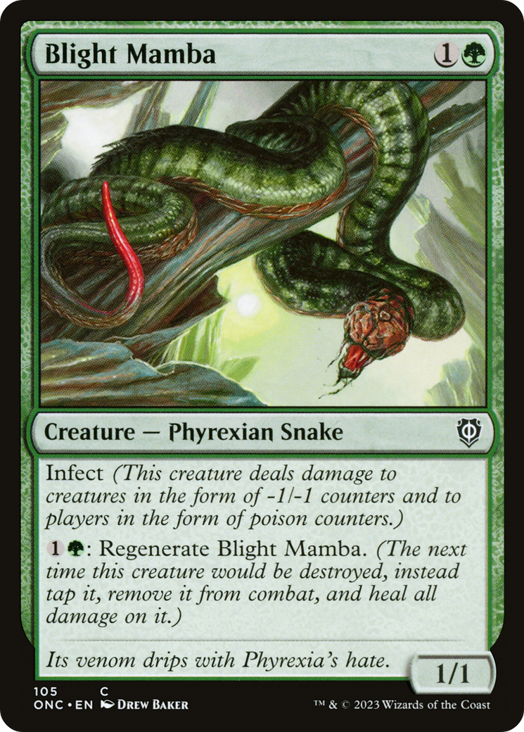 Blight Mamba [Phyrexia: All Will Be One Commander] | Total Play