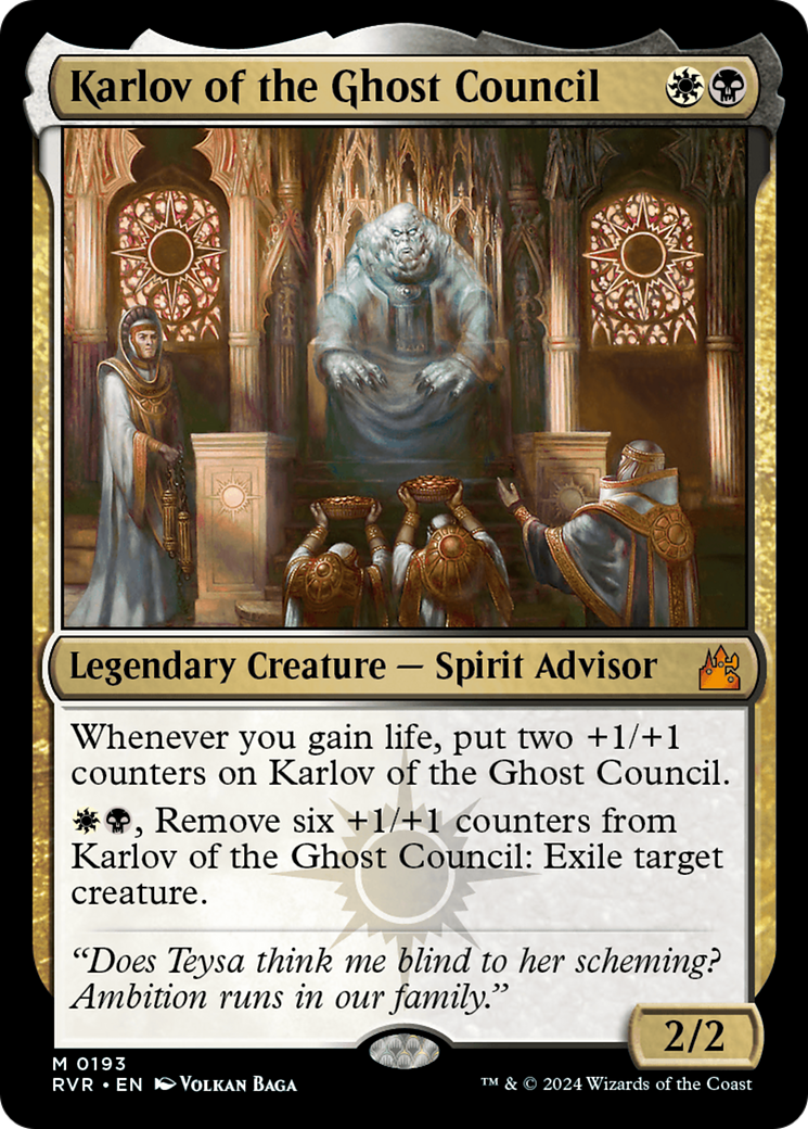 Karlov of the Ghost Council [Ravnica Remastered] | Total Play