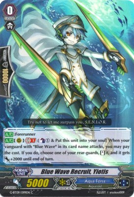 Blue Wave Recruit, Yiotis (G-BT09/099EN) [Divine Dragon Caper] | Total Play