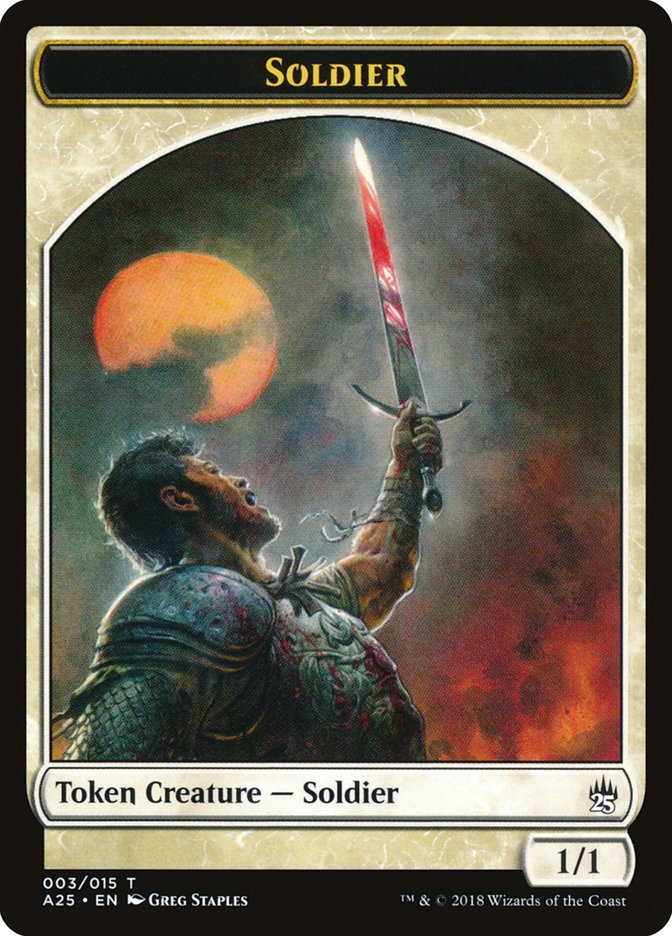 Soldier Token [Masters 25 Tokens] | Total Play