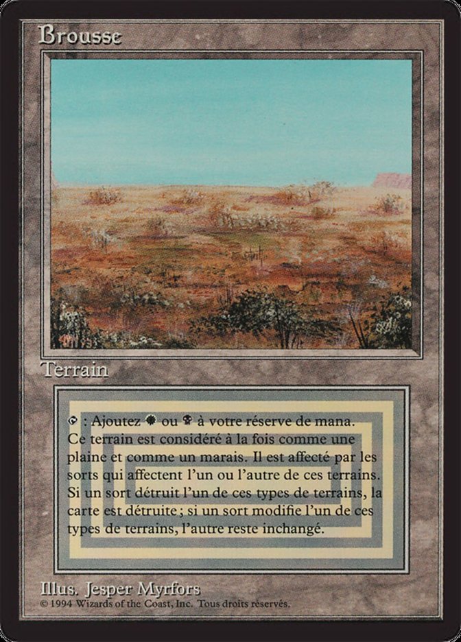 Scrubland [Foreign Black Border] | Total Play