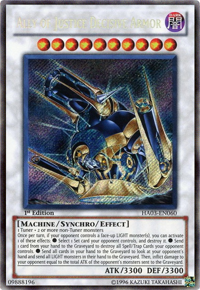 Ally of Justice Decisive Armor [HA03-EN060] Secret Rare | Total Play