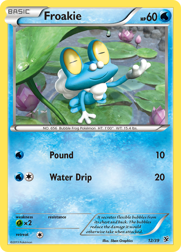 Froakie (12/39) [XY: Kalos Starter Set] | Total Play