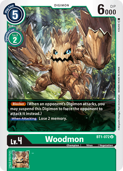 Woodmon [BT1-072] [Release Special Booster Ver.1.0] | Total Play