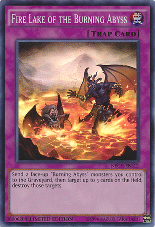 Fire Lake of the Burning Abyss (SE) [NECH-ENS12] Super Rare | Total Play