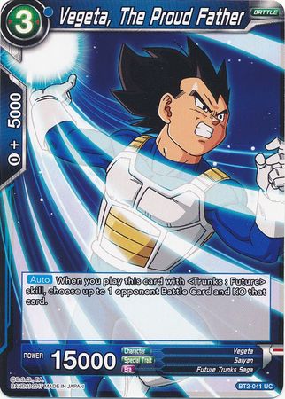 Vegeta, The Proud Father (BT2-041) [Union Force] | Total Play