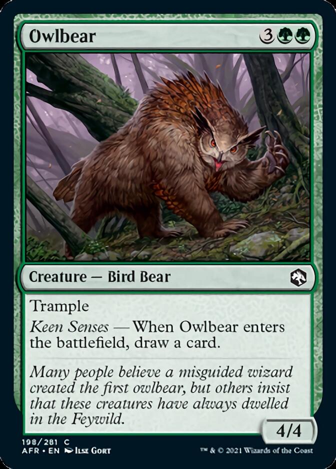 Owlbear [Dungeons & Dragons: Adventures in the Forgotten Realms] | Total Play