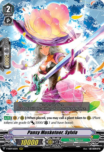 Pansy Musketeer, Sylvia (V-SS09/165EN) [Revival Selection] | Total Play