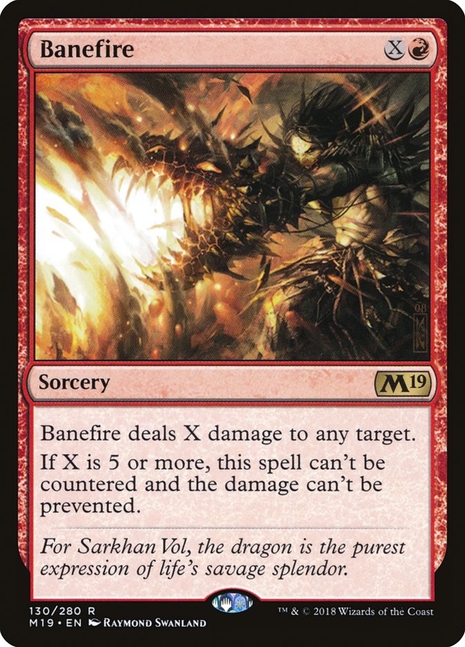 Banefire [Core Set 2019] | Total Play