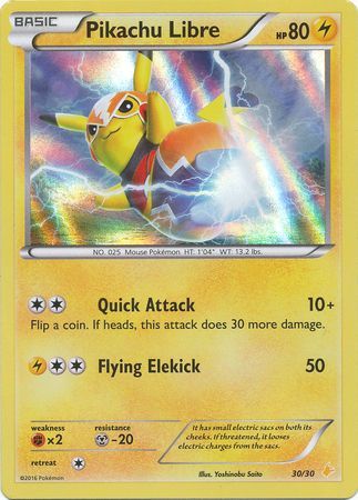 Pikachu Libre (30/30) [XY: Trainer Kit 3 - Pikachu Libre] | Total Play