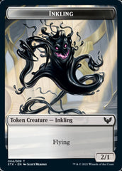 Inkling // Spirit Double-Sided Token [Strixhaven: School of Mages Tokens] | Total Play