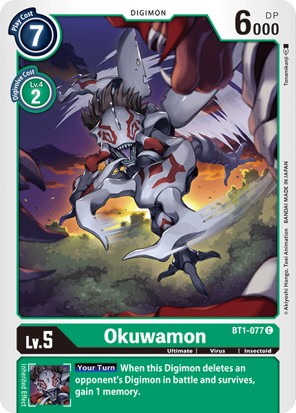 Okuwamon [BT1-077] [Release Special Booster Ver.1.0] | Total Play