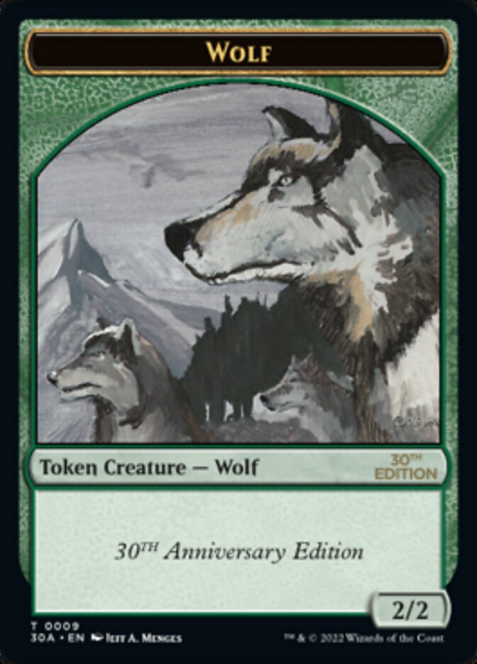 Wolf Token [30th Anniversary Tokens] | Total Play