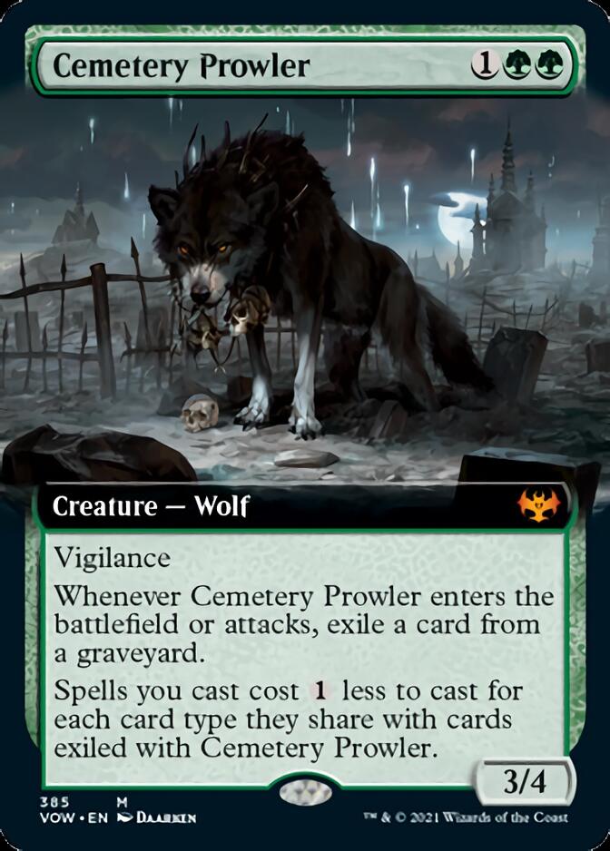 Cemetery Prowler (Extended Art) [Innistrad: Crimson Vow] | Total Play