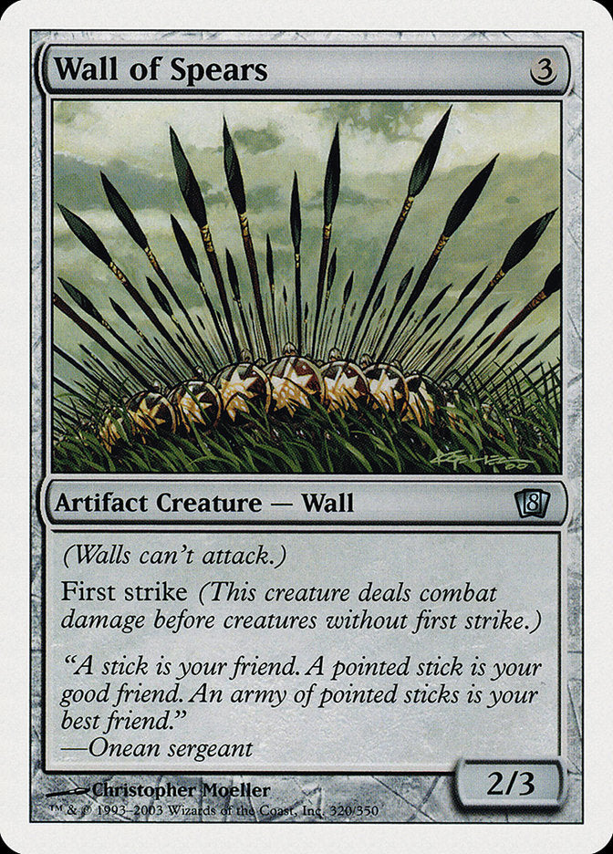 Wall of Spears [Eighth Edition] | Total Play