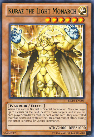Kuraz the Light Monarch (Green) [DL16-EN004] Rare | Total Play